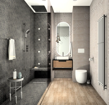 Керамогранит Creto  Rona коричневый 15х90 матовый фото в интернет-магазине Мегастроймаркет