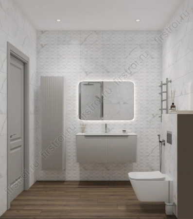 Керамогранит Creto  Gevorg Brown 19.4х120 непол. неполированный фото в интернет-магазине Мегастроймаркет