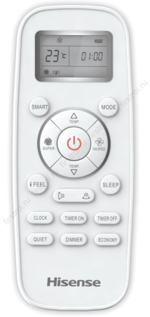 Сплит-система HISENSE ZOOM DC Inverter AS-07UW4RYRKB00G / AS-07UW4RYRKB00W фото в интернет-магазине Мегастроймаркет