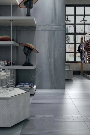 Ступень Kerama Marazzi  клееная Роверелла серый 33х119.5 матовая фото в интернет-магазине Мегастроймаркет