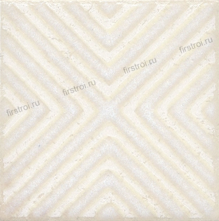 Вставка Kerama Marazzi Амальфи орнамент белый 9.8х9.8 матовый (STG/B403/1266H)