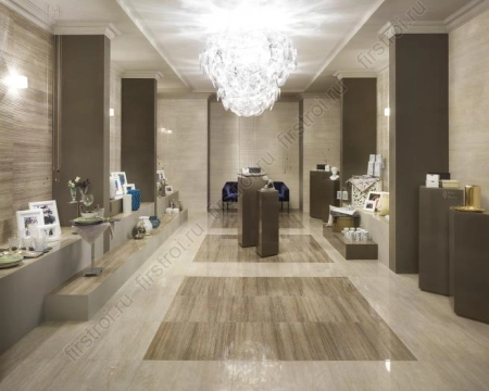 Бордюр Italon Травертино Джуэл 5х30 глянцевый фото в интернет-магазине Мегастроймаркет