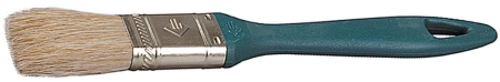 Кисть плоская ЗУБР УНИВЕРСАЛ-МАСТЕР КП-11 натуральная щетина, пластмассовая ручка, 25мм (4-01011-025)