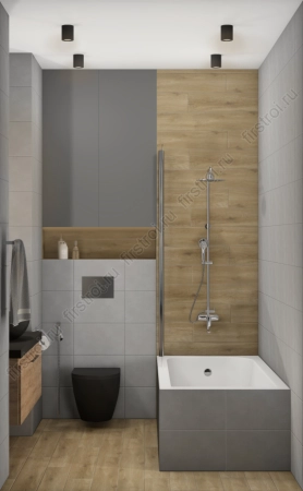 Плитка Creto  Misty light 25х40 матовая фото в интернет-магазине Мегастроймаркет