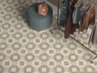 Керамогранит Kerama Marazzi  Брюссель из 12 частей 9.8х9.8 бежевый матовый 30х40 матовый фото в интернет-магазине Мегастроймаркет