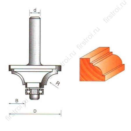 Фреза GLOBUS 2007 R8 фото в интернет-магазине Мегастроймаркет