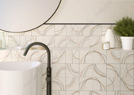 Вставка Creto Cray rope 30х60 матовый фото в интернет-магазине Мегастроймаркет