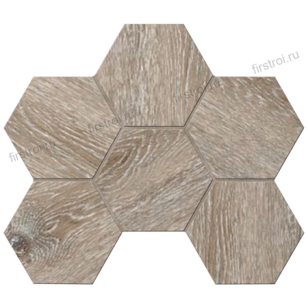 Керамогранит Estima Мозаика DA04 Hexagon 25x28.5 Неполированный(10 мм)