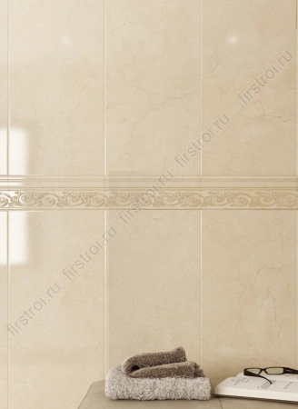 Бордюр Italon Шарм Крим Лондон 5х25 глянцевый фото в интернет-магазине Мегастроймаркет