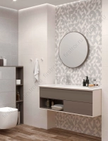 Плитка Creto  Lorenzo cremo серый 25х40 матовая фото в интернет-магазине Мегастроймаркет