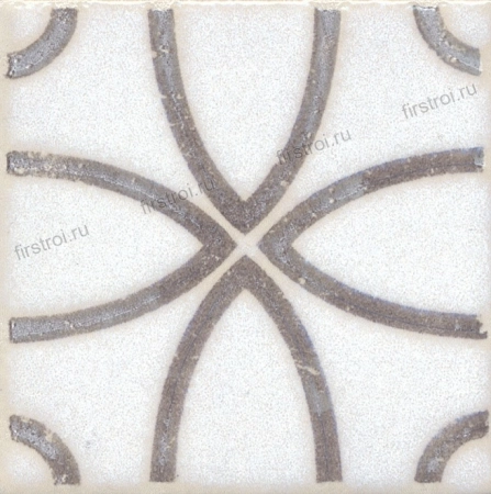 Вставка Kerama Marazzi Амальфи орнамент коричневый 9.8х9.8 матовый (STG/A405/1266H)