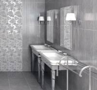 Плитка Kerama Marazzi  Низида серый светлый обрезной 25х75 глянцевая (12089R) фото в интернет-магазине Мегастроймаркет