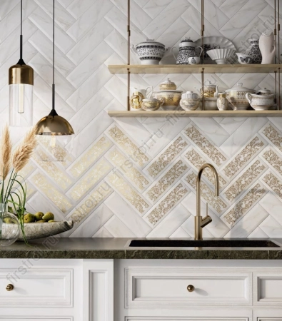 Декор Kerama Marazzi  Дорато 8.5х28.5 матовый фото в интернет-магазине Мегастроймаркет