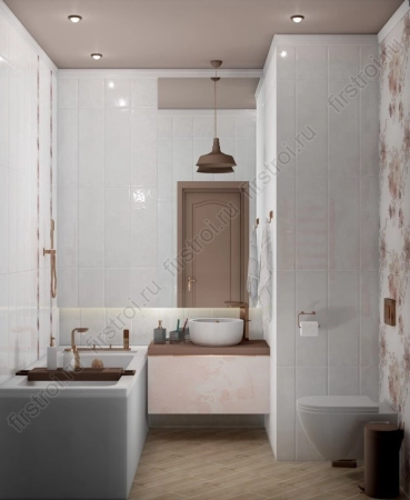 Декор Creto  Forte Puro 20х60 глянцевый фото в интернет-магазине Мегастроймаркет