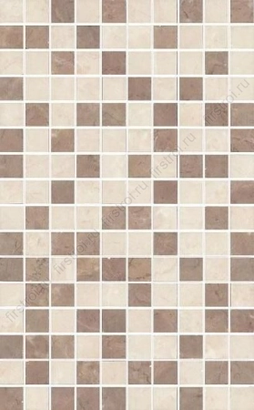 Декор Kerama Marazzi  Мармион беж мозаичный 25х40 глянцевый (MM6267B)