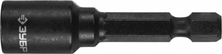 Бита ЗУБР ПРОФИ Нат-драйвер с торцовой головкой, магнитная, хвостовик E 1/4", L=50мм, 8мм, 1шт (26375-08)