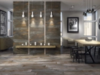 Керамогранит Kerama Marazzi  Беверелло серый обрезной 20х80 матовый (SG702800R) фото в интернет-магазине Мегастроймаркет