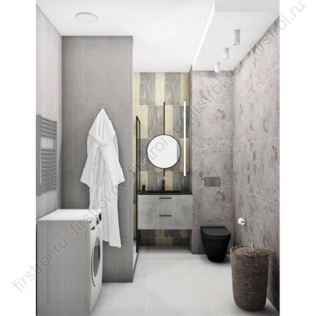 Керамогранит Creto  Ambra серый 60х120 матовый фото в интернет-магазине Мегастроймаркет