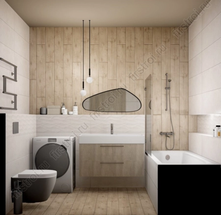 Керамогранит Creto  Alpina Wood коричневый 15х90 матовый фото в интернет-магазине Мегастроймаркет