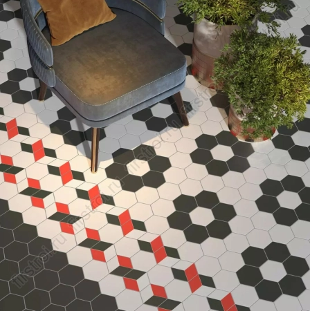 Керамогранит Kerama Marazzi  Кальсада красный 10.4х12 матовый фото в интернет-магазине Мегастроймаркет