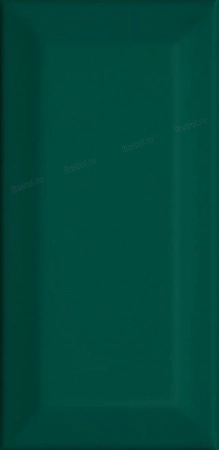 Плитка Kerama Marazzi  Клемансо зелёный грань 7.4х15 глянцевая