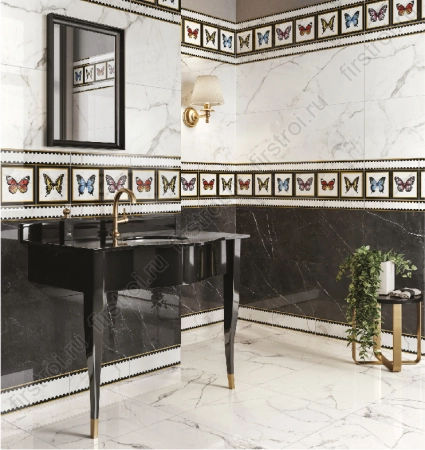 Керамогранит Villeroy&Boch Victorian Marble White 7FLPR 60x60 фото в интернет-магазине Мегастроймаркет