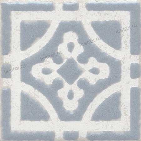 Вставка Kerama Marazzi Амальфи орнамент серый 9.9х9.9 матовый (STG/C406/1270)