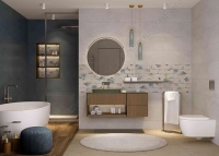 Плитка Creto  Frida blue 30х60 матовая фото в интернет-магазине Мегастроймаркет