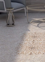 Керамогранит Kerama Marazzi  Терраццо беж светлый обрезной 60х60 матовый фото в интернет-магазине Мегастроймаркет