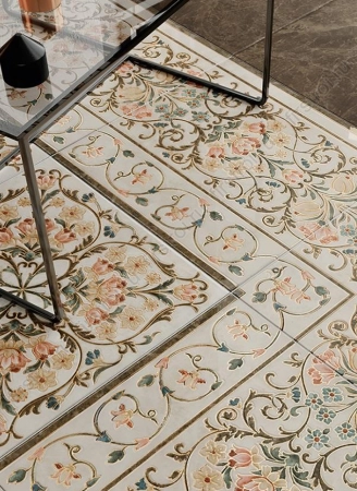 Вставка Kerama Marazzi Лирия лаппатированный 8х8 лаппатированный фото в интернет-магазине Мегастроймаркет