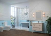 Плитка Creto  Poluna blue 25х40 матовая фото в интернет-магазине Мегастроймаркет