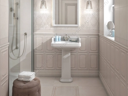 Плитка Kerama Marazzi  Сорбонна беж панель 25х40 матовая фото в интернет-магазине Мегастроймаркет