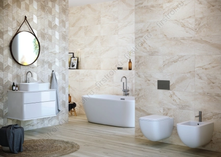 Вставка Creto Sandy Chevron 1 30х60 матовый фото в интернет-магазине Мегастроймаркет