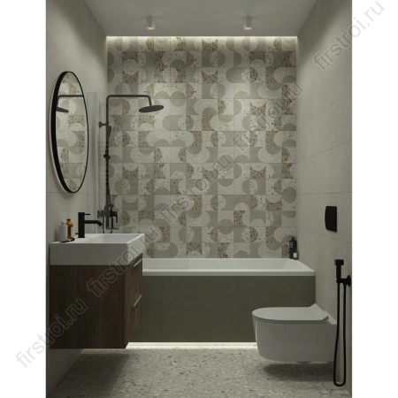 Керамогранит Vitra Beton-X Светлый Лаппато Ректификат 30x60 фото в интернет-магазине Мегастроймаркет