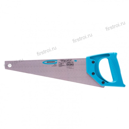 Ножовка для работы с ламинатом Piranha 360мм, 15-16 зуб 3D каленый зуб пластиковая ручка Gross (24121)