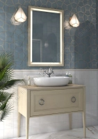 Декор Kerama Marazzi  Витраж белый 15х15 глянцевый фото в интернет-магазине Мегастроймаркет