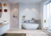 Плитка Creto  Poluna rose 25х40 матовая фото в интернет-магазине Мегастроймаркет