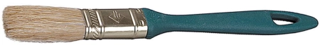 Кисть плоская ЗУБР УНИВЕРСАЛ-МАСТЕР КП-11 натуральная щетина, пластмассовая ручка, 20мм (4-01011-020)