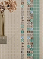 Вставка Kerama Marazzi Анвер 10 коричневый 4.85х4.85 глянцевый фото в интернет-магазине Мегастроймаркет