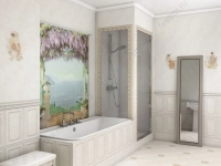 Декор Kerama Marazzi Панно Лаурито 160х150 матовый фото в интернет-магазине Мегастроймаркет