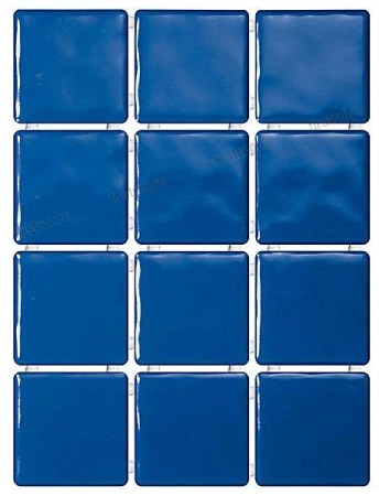 Плитка Kerama Marazzi  Бриз синий. полотно 30х40 из 12 частей 9.9х9.9 глянцевая