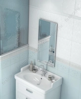 Декор Kerama Marazzi  Петергоф белый 25х40 матовый (STG/A560/6304) фото в интернет-магазине Мегастроймаркет