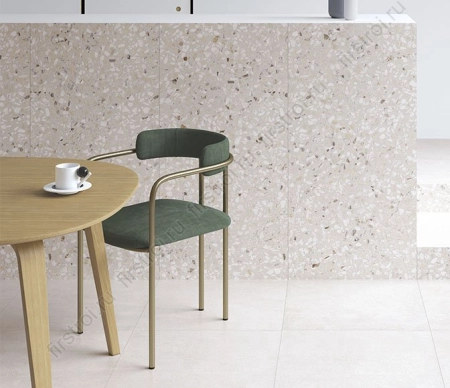 Керамогранит Vitra Terrazzo-X Темный Лаппато Ректификат 60x60 фото в интернет-магазине Мегастроймаркет