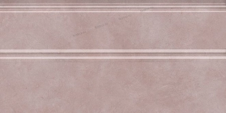 Плинтус Kerama Marazzi  Марсо розовый обрезной 15х30 матовый