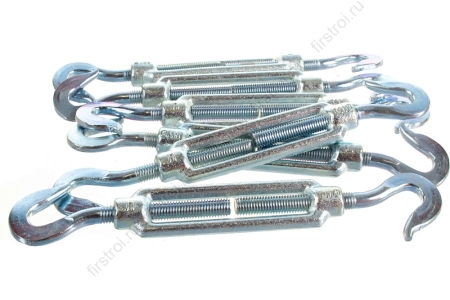 Талреп крюк-крюк DIN 1480 цинк 6мм фото в интернет-магазине Мегастроймаркет