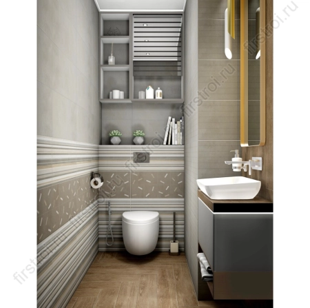 Плитка Creto  Naomi Rock Graphite 30х60 матовая фото в интернет-магазине Мегастроймаркет