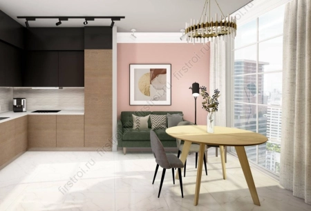 Керамогранит Creto  Calacatta extra белый 60.7х60.7 матовый фото в интернет-магазине Мегастроймаркет