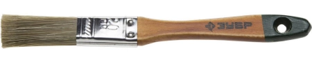 Кисть плоская ЗУБР ЛАЗУРЬ-МАСТЕР смешанная щетина, деревянная ручка, 20мм (4-01009-020)