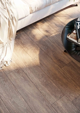 Керамогранит Creto  New Wood коричневый рельеф 15х90 матовый фото в интернет-магазине Мегастроймаркет