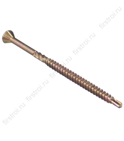 Шуруп для паркета и массивной доски 3.2x25мм желтый (500шт) фото в интернет-магазине Мегастроймаркет